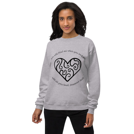 You Will Find Me unisex fleece sweatshirt | Christian sweatshirt