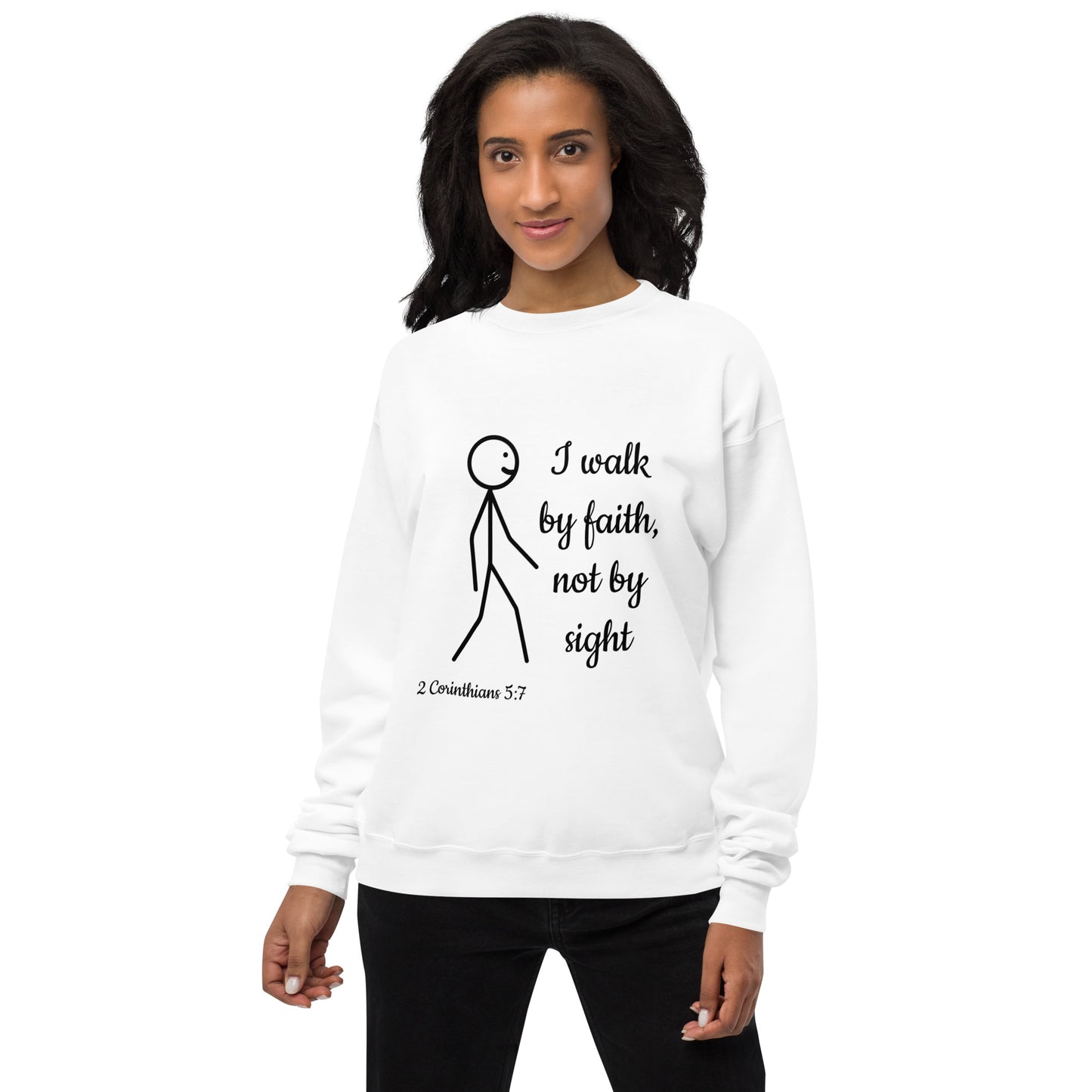 White christian sweatshirt